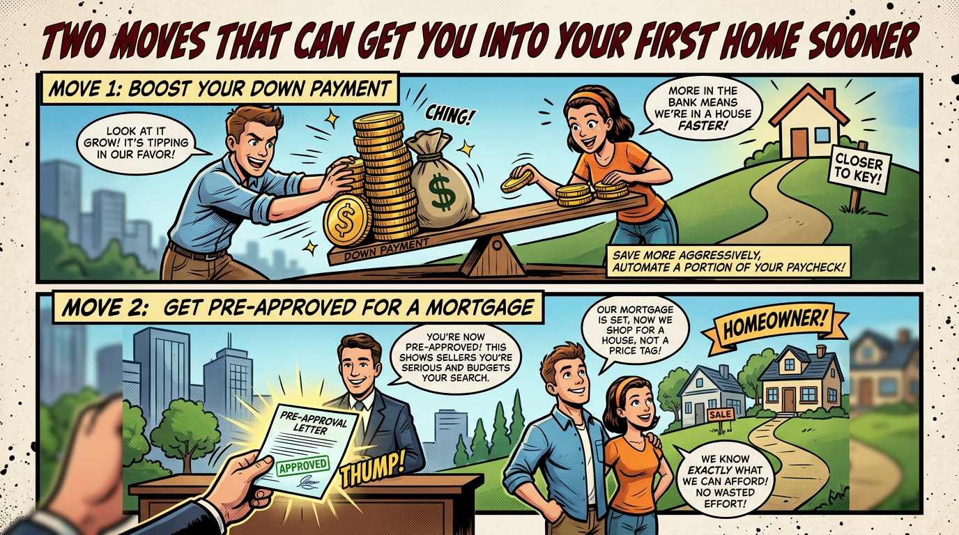 Two Moves That Can Get You Into Your First Home Sooner